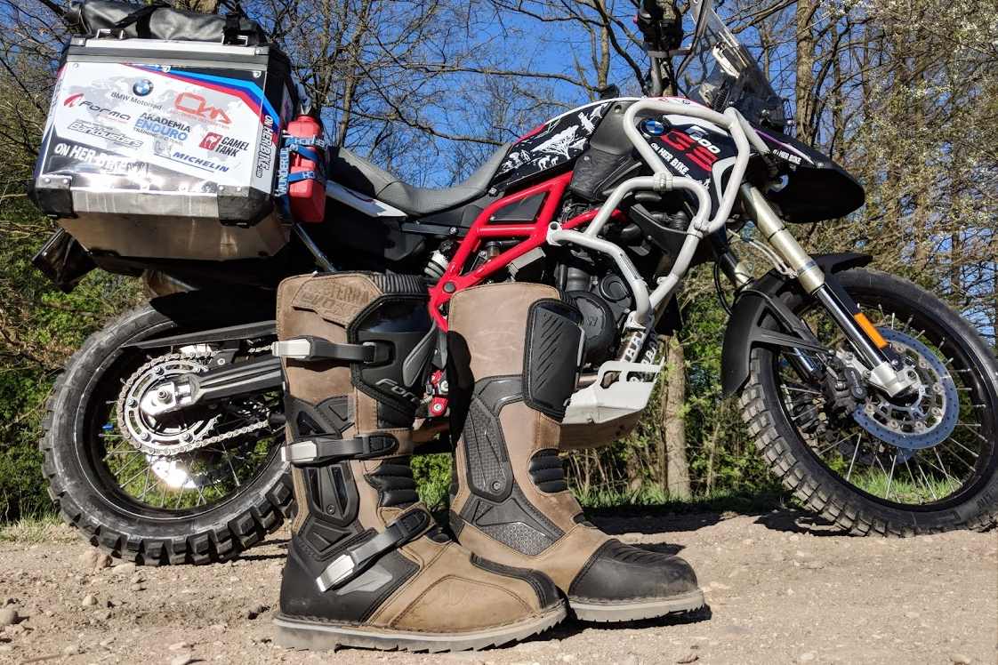 Forma Boots years later On Her Bike